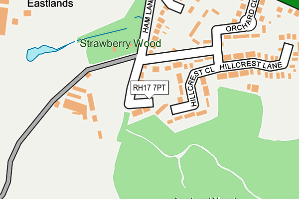 RH17 7PT map - OS OpenMap – Local (Ordnance Survey)