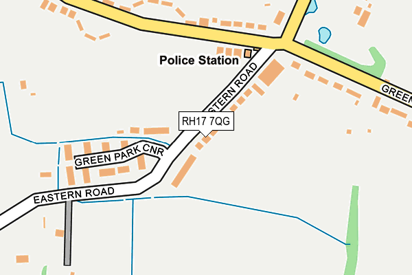 RH17 7QG map - OS OpenMap – Local (Ordnance Survey)