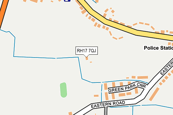 RH17 7QJ map - OS OpenMap – Local (Ordnance Survey)