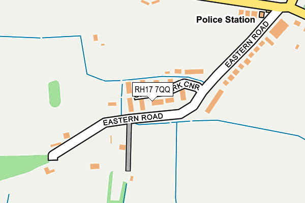 RH17 7QQ map - OS OpenMap – Local (Ordnance Survey)