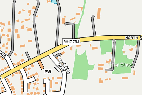 RH17 7RJ map - OS OpenMap – Local (Ordnance Survey)