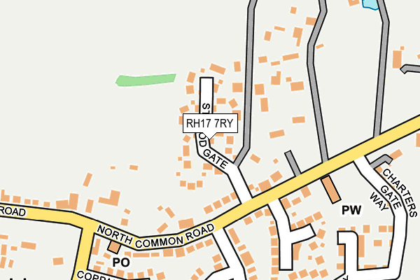 RH17 7RY map - OS OpenMap – Local (Ordnance Survey)