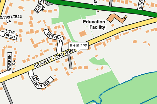 Map of ANN'S ORCHARD LIMITED at local scale