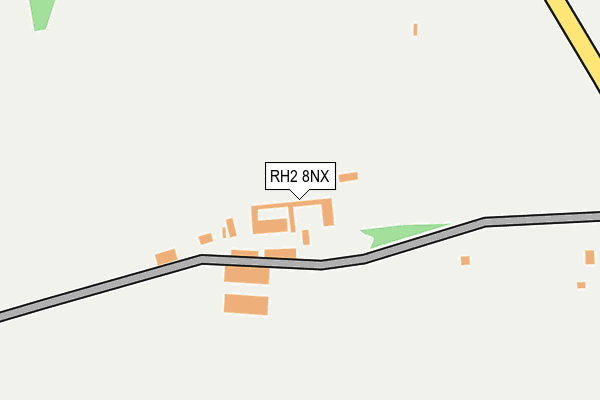 RH2 8NX map - OS OpenMap – Local (Ordnance Survey)