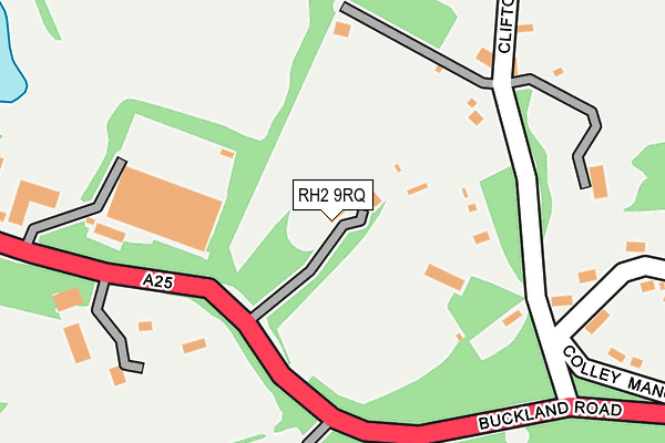 RH2 9RQ map - OS OpenMap – Local (Ordnance Survey)