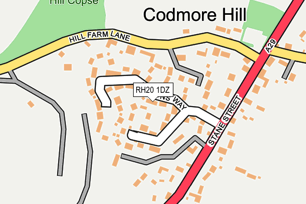 Map of DECORATIVE ILLUMINATION LTD at local scale