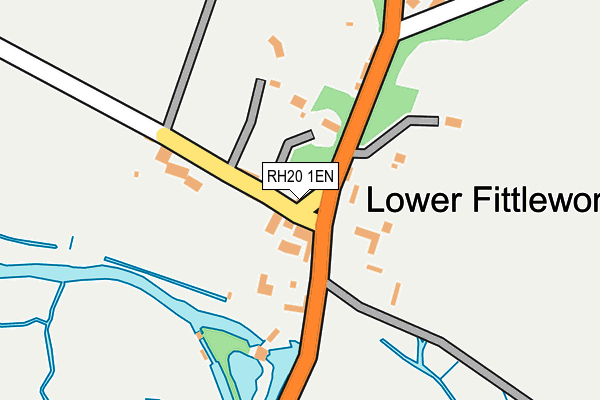 RH20 1EN map - OS OpenMap – Local (Ordnance Survey)