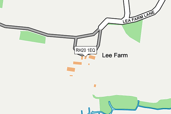 RH20 1EQ map - OS OpenMap – Local (Ordnance Survey)