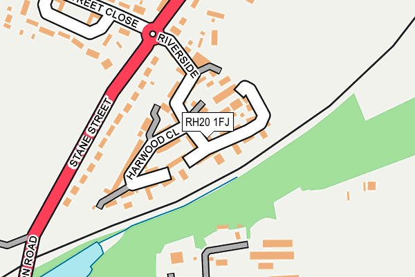 Map of DT CDM LTD at local scale