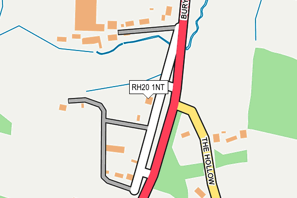 RH20 1NT map - OS OpenMap – Local (Ordnance Survey)