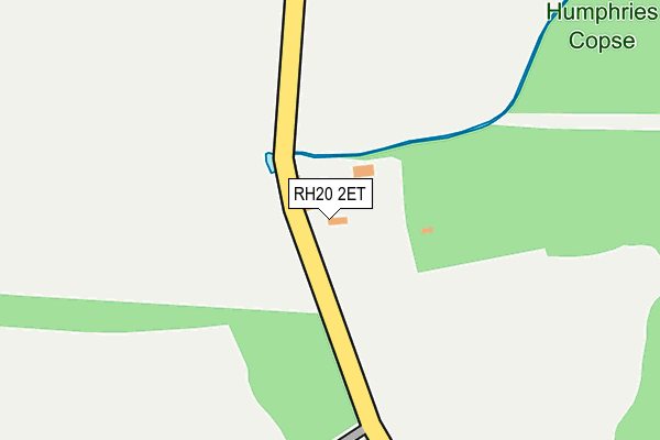 RH20 2ET map - OS OpenMap – Local (Ordnance Survey)