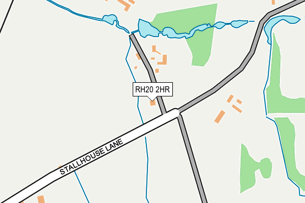 RH20 2HR map - OS OpenMap – Local (Ordnance Survey)
