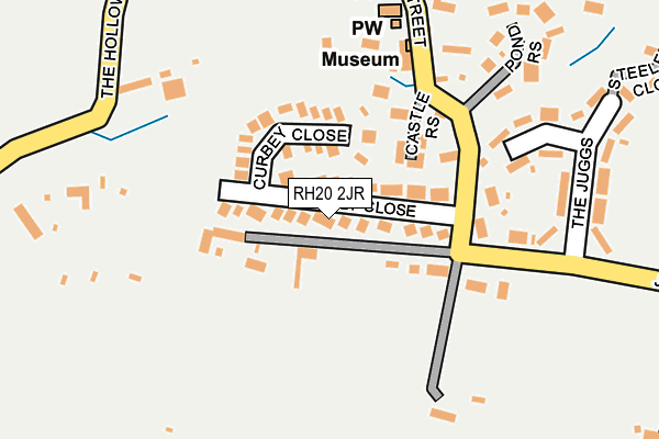 RH20 2JR map - OS OpenMap – Local (Ordnance Survey)