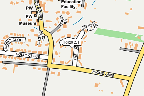 RH20 2JT map - OS OpenMap – Local (Ordnance Survey)