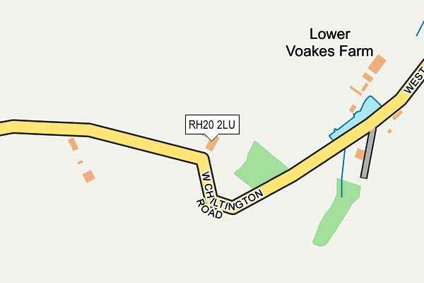 RH20 2LU map - OS OpenMap – Local (Ordnance Survey)