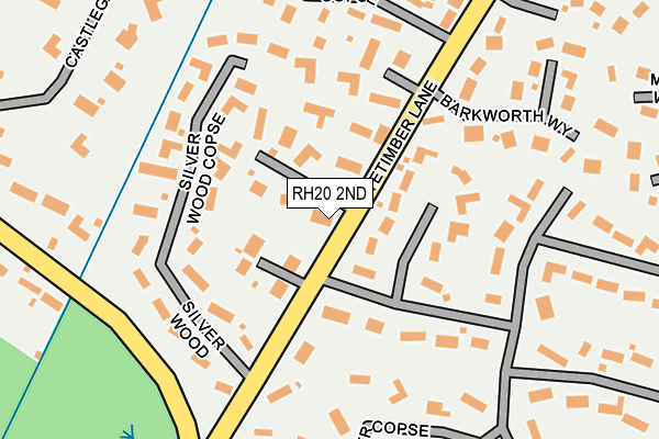 RH20 2ND map - OS OpenMap – Local (Ordnance Survey)