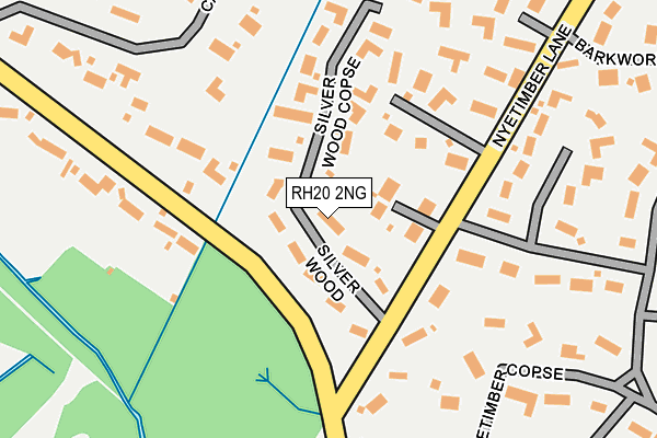 RH20 2NG map - OS OpenMap – Local (Ordnance Survey)