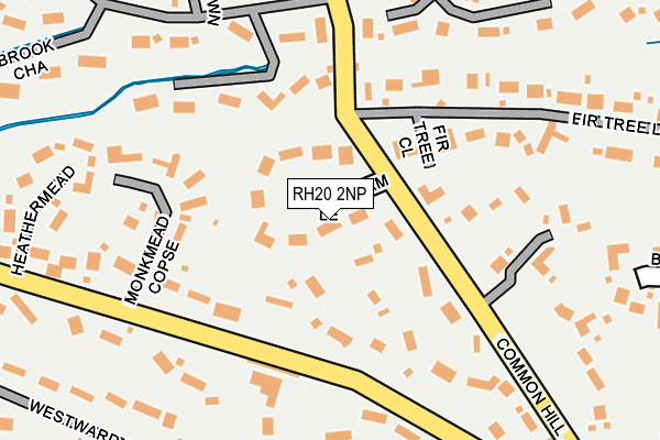 RH20 2NP map - OS OpenMap – Local (Ordnance Survey)