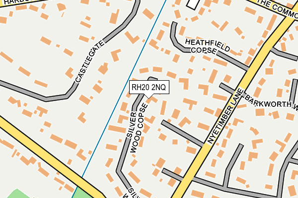 RH20 2NQ map - OS OpenMap – Local (Ordnance Survey)