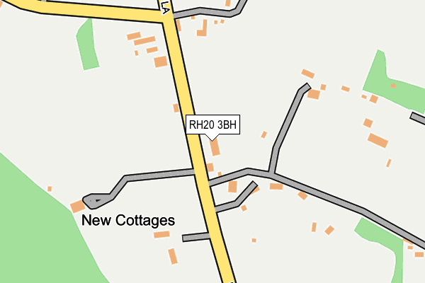 RH20 3BH map - OS OpenMap – Local (Ordnance Survey)