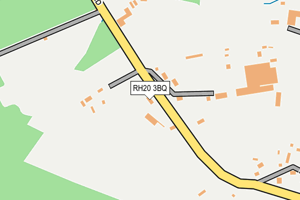 RH20 3BQ map - OS OpenMap – Local (Ordnance Survey)