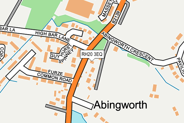 RH20 3EQ map - OS OpenMap – Local (Ordnance Survey)