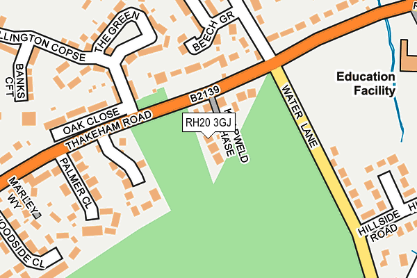 RH20 3GJ map - OS OpenMap – Local (Ordnance Survey)