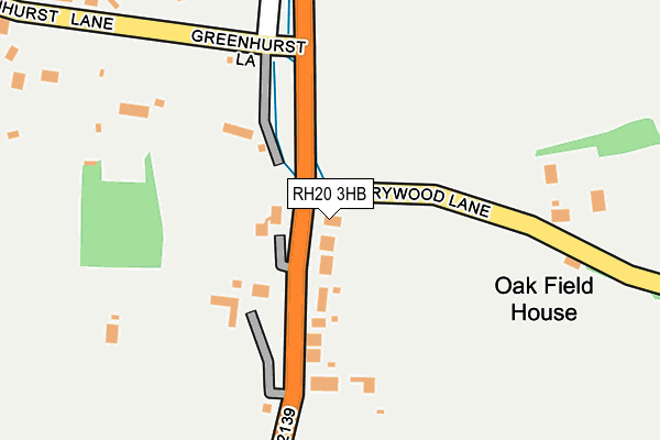 RH20 3HB map - OS OpenMap – Local (Ordnance Survey)