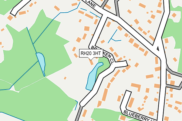 RH20 3HT map - OS OpenMap – Local (Ordnance Survey)