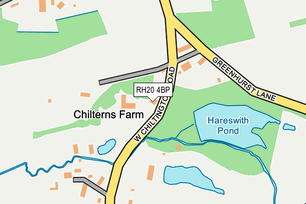 RH20 4BP map - OS OpenMap – Local (Ordnance Survey)