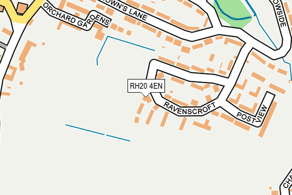 RH20 4EN map - OS OpenMap – Local (Ordnance Survey)