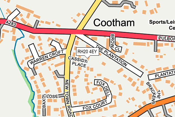 RH20 4EY map - OS OpenMap – Local (Ordnance Survey)