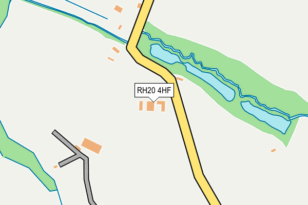 RH20 4HF map - OS OpenMap – Local (Ordnance Survey)