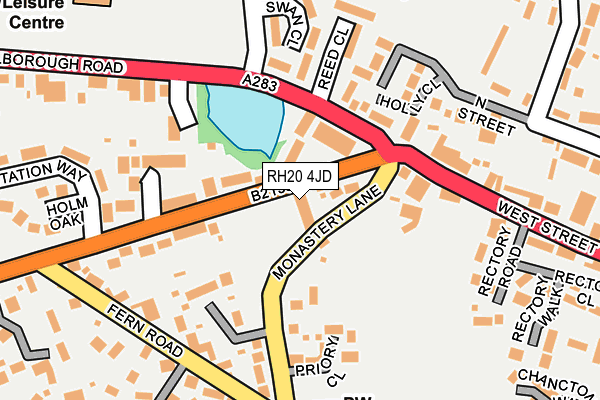 RH20 4JD map - OS OpenMap – Local (Ordnance Survey)