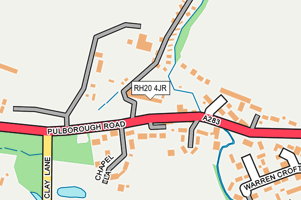 RH20 4JR map - OS OpenMap – Local (Ordnance Survey)