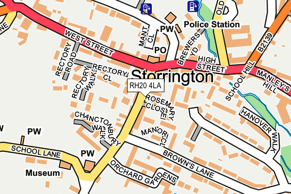 Map of AT HOME ESTATES STORRINGTON LIMITED at local scale