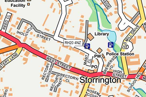 Map of FUNNELL'S FURNISHING (STORRINGTON) LIMITED at local scale