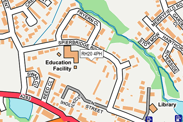 RH20 4PH map - OS OpenMap – Local (Ordnance Survey)