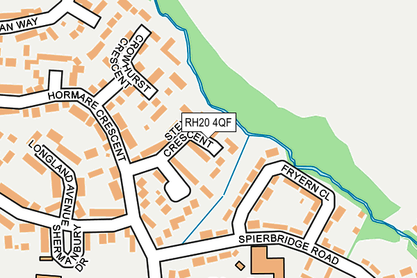 Map of GODBERRY LANDSCAPES LTD at local scale