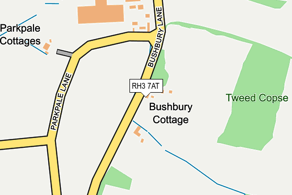 RH3 7AT map - OS OpenMap – Local (Ordnance Survey)