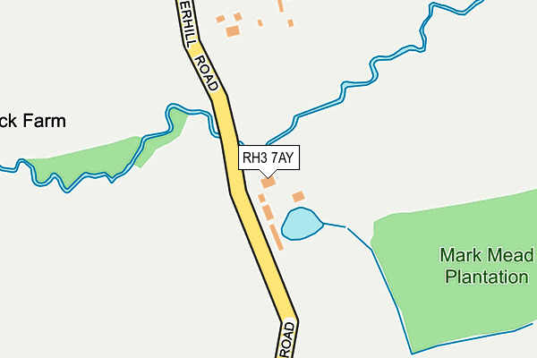 RH3 7AY map - OS OpenMap – Local (Ordnance Survey)