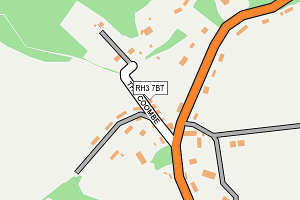 RH3 7BT map - OS OpenMap – Local (Ordnance Survey)