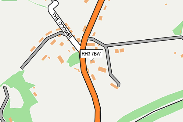 RH3 7BW map - OS OpenMap – Local (Ordnance Survey)