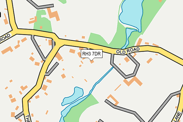 RH3 7DR map - OS OpenMap – Local (Ordnance Survey)