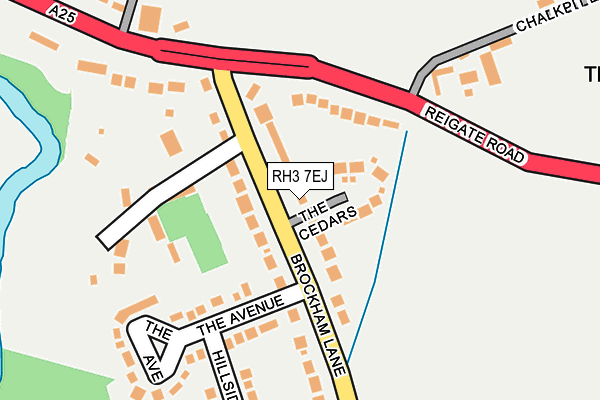 RH3 7EJ map - OS OpenMap – Local (Ordnance Survey)