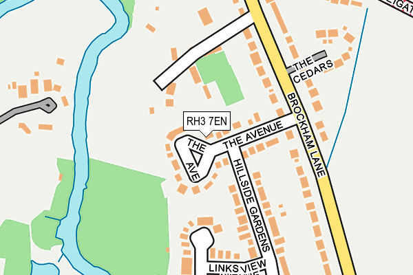 RH3 7EN map - OS OpenMap – Local (Ordnance Survey)