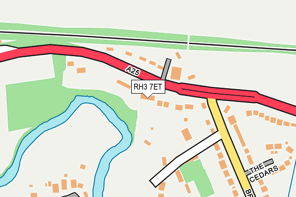 RH3 7ET map - OS OpenMap – Local (Ordnance Survey)