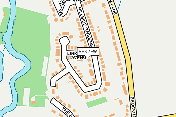 RH3 7EW map - OS OpenMap – Local (Ordnance Survey)