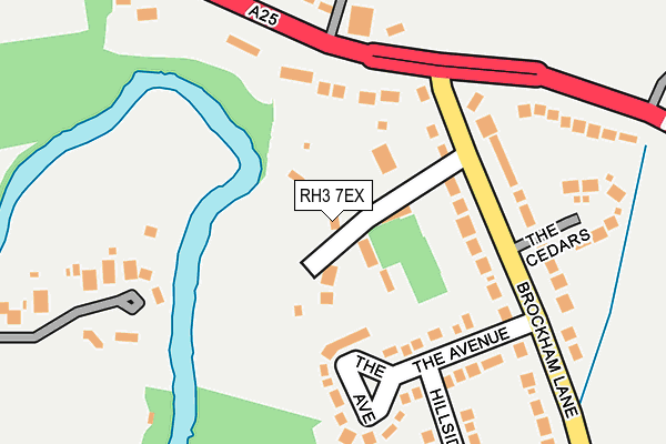 RH3 7EX map - OS OpenMap – Local (Ordnance Survey)