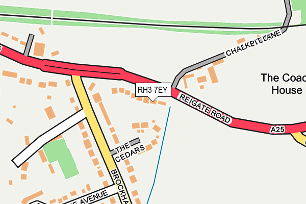 RH3 7EY map - OS OpenMap – Local (Ordnance Survey)